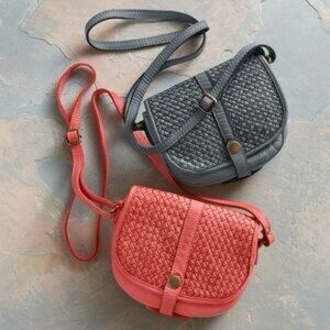 Sundance Woven Small Italian Crossbody NWOT